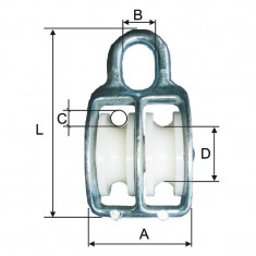 SCRIPETE DUBLU CU INEL 10X31MM/52MM / 16MM / 112MM foto