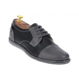 Cumpara ieftin OFERTA marimea 39 - Pantofi sport barbati din piele naturala GRI - L338NGRI