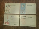 LOT 16 PROBE CARTI POSTALE ROMANESTI, RECLAME
