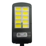 Lampa solara stradala cu senzor si telecomanda, 119 LED SMD, acumulator de 1200 mAh