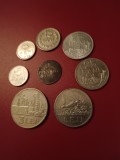 Lot 7 monede romanesti (stare excelenta):5 + 15 + 25 bani 1966, 5 bani 1975, 1 leu + 3 lei 1966, 25 bani 1982. 1 Pfennig 1809[poze].Discount pt 50 lei, Europa