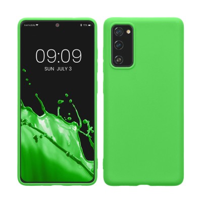 Husa Kwmobile pentru Samsung Galaxy S20 FE, Verde, Silicon, KWM0000121L060C foto