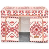 Cutie de Depozitare Pliabila, Suport Baza Stabil din Plastic Motiv Traditional Model 2