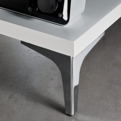 Piciorus metalic , ARGINTIU &amp;ndash; design modern si durabil, inaltime 150mm - Picior mobila ideal pentru mobilier elegant foto