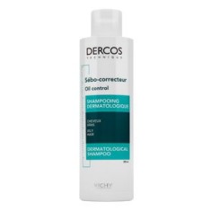 Vichy Dercos Oil Control Advanced Action Shampoo sampon de curatare pentru un scalp seboreic 200 ml foto