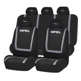 Set Huse Scaune Universale Compatibile cu Opel &ndash; Negru/Gri