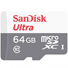 Card Sandisk microSDXC Ultra 64GB 100Mbs Clasa 10 foto