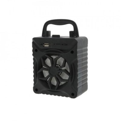 Boxa portabila, cu Bluetooth, USB, TF-card si LED Luminos, microfon incorporat, apeluri hands-free, autonomie functionare 3 ore, raza de actiune 10 m, foto