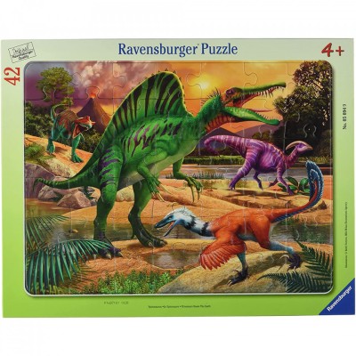Puzzle Tip Rama Dinozauri, 42 Piese foto