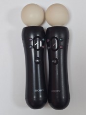 Kit 2 Controlere move Sony PlayStation Move, Model CECH-ZCM1E PS3 / PS4 / PSVR