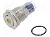 Intrerupator anti-vandalism, ON-(ON), &Oslash;16.2mm, BULGIN, MP0045/1D1AM012S