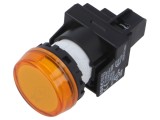 Lumină de control LED 22mm YW -20&divide;55&deg;C IP65