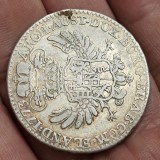 1/2 Taler 1773 argint , foarte rara , Maria Theresa , Brussel
