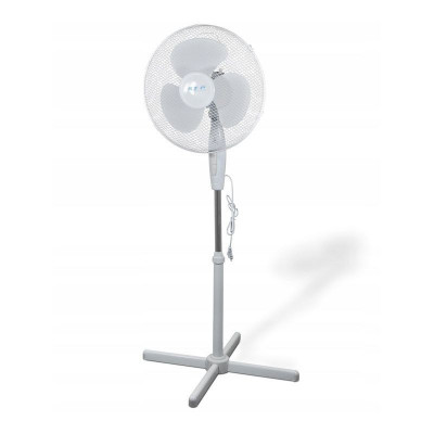 Ventilator de podea 40W, 3 trepte viteza, miscare oscilatorie, diametru 40 cm, alb foto