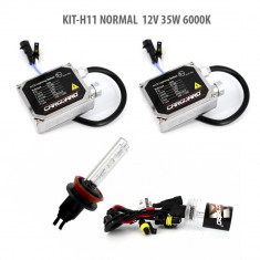 Kit hid xenon H11 normal 12v 35w 6000k foto