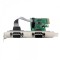 Card PCIE RS232 placa PCI-E la 2x RS232 SERIAL