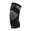 Genunchiera elastica, marime L, protectie accidentari, tip bandaj, negru gri