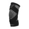 Genunchiera elastica, marime L, protectie accidentari, tip bandaj, negru gri