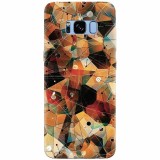 Husa silicon pentru Samsung S8 Plus, Abstract Triangles Connected Lines