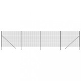 Cumpara ieftin Gard plasa de sarma, antracit, 2x10 m, otel galvanizat