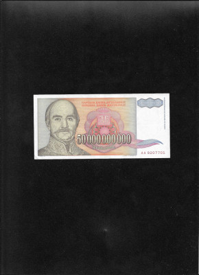 Iugoslavia 50000000000 50 000 000 000 dinara dinari 1993 seria9207701 foto