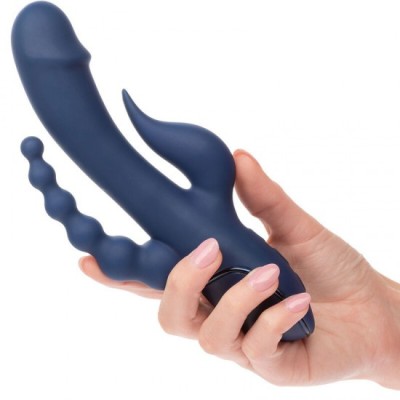 CALEXOTICS - VIBRATOR TRIPLE ORGASM BLUE foto