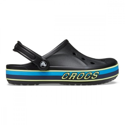 Saboti Crocs Bayaband Sport Band Clog Negru - Black/Multi foto