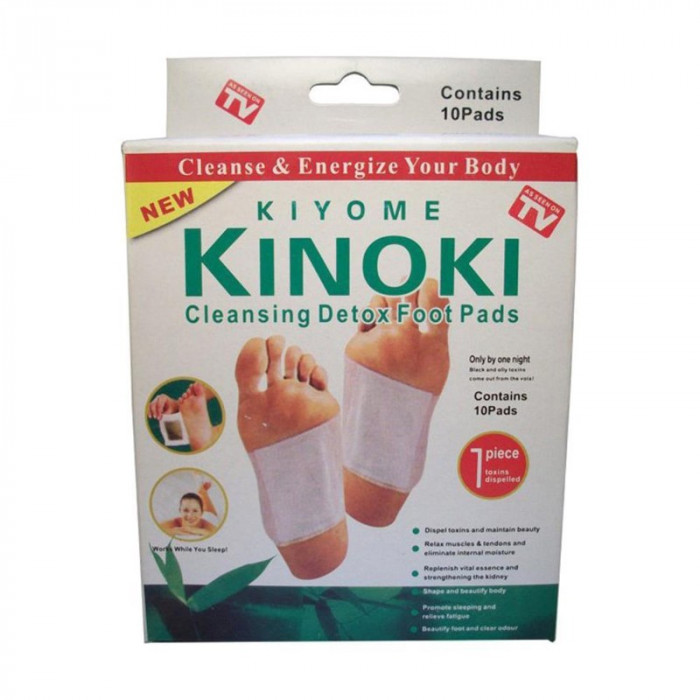 Plasturi detoxifiere Kinoki Kiyome, 10 bucati