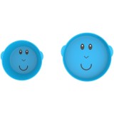 Matchstick Monkey Monkey Plate &amp; Bowl serviciu de masă pentru copii pentru copii Blue
