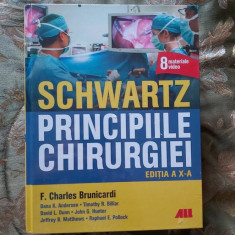 Vand carte noua SCHWARTZ. Principiile chirurgiei