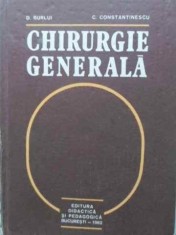 CHIRURGIE GENERALA-D. BURLUI, C. CONSTANTINESCU-262855