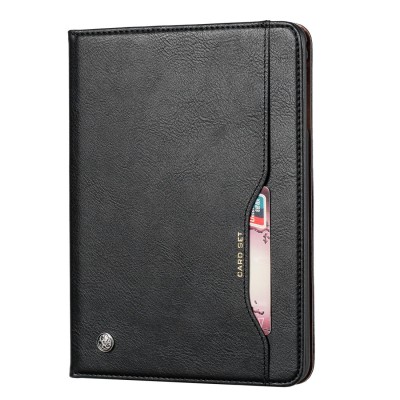Husa Tableta Piele OEM Knead Skin pentru Samsung Galaxy Tab A 8.0 &amp;amp; S Pen (2019) P200 / P205, Neagra foto
