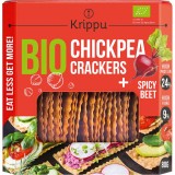 Crackers din Naut cu Sfecla Picanta Ecologici/Bio 80g