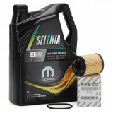 Set Ulei Motor Selenia WR Pure Energy 5W-30 5L 70205MF2EU + Filtru Ulei Oe Fiat 73500049