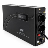 Stabilizator automat de tensiune cu releu 2000VA 1200W, Well, reconditionat RCD-AVR-REL-SLIMPOWER2000-WL
