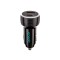 Alim. auto Spacer USB-A&amp;C 17W negru