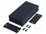 Carcasă FISCHER ELEKTRONIK TUF Aluminiu Neagră 55mm x 160mm x 25mm