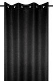 Draperie Blackout Copenhague 140X260 Cm, Culoare Negru, 100% Poliester