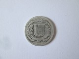 Republica Dominicana 10 centavos 1944 argint .900,moneda din imagini diametrul:18 mm,greutate:2,35 grame, America Centrala si de Sud