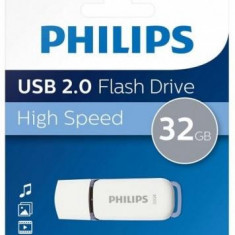 Stick USB Philips FM32FD70B/00, 32GB, Editia Snow, USB 2.0 (Alb/Gri)