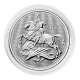 Royal Mint - 2025 GEORGE AND THE DRAGON Coin - 1 Oz .999 Silver Bullion