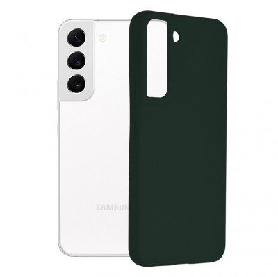Husa Techsuit Soft Edge Silicon Samsung Galaxy S22 - Dark Green foto