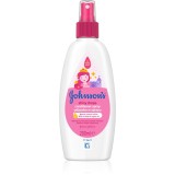 Johnson&#039;s&reg; Shiny Drops conditioner Spray Leave-in cu ulei de argan de la v&acirc;rsta de 18 luni 200 ml