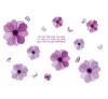 Sticker decorativ, Flori mov, 130 cm, 787STK