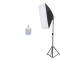 Softbox cu trepied reglabil 200 cm, bec LED 50W