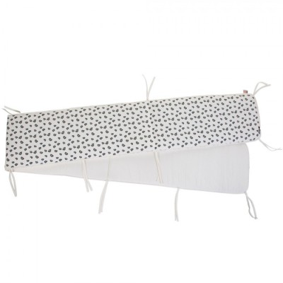 Protectie patut Childhome 35x340 cm Jerse, Leopard foto