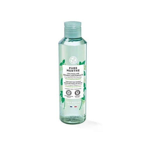 Apă micelară demachiantă cu efect purificator PURE MENTHE, 200 ml - Yves Rocher
