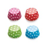 Set 150 forme praline hartie, unica folosinta, diverse culori,6x2 cm