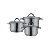 Set oale Bohmann, 6 piese, 2.1-3.9 l, 16-20 cm, inox, capac sticla