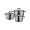 Set oale Bohmann, 6 piese, 2.1-3.9 l, 16-20 cm, inox, capac sticla